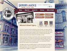 Tablet Screenshot of deiwertagency.com